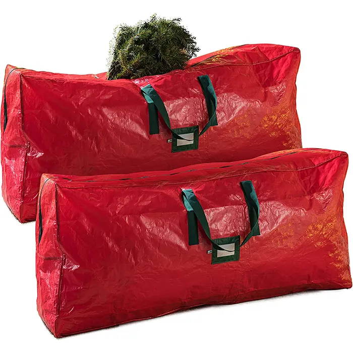 Xmas Packaging Bags set of 2 Holiday Large Standing Christmas Tree Storage Bag