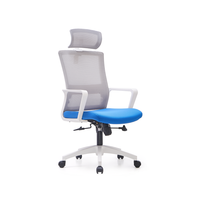Chaise de bureau ergonomique en maille de style moderne et simple, de bonne qualité, idéale pour les immeubles de bureaux