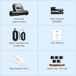 Nuevo producto AZDOMAZDOME S58 4G LTE Dash Camera 2K Resolución Intercom Control remoto en tiempo real Transmisión en vivo GPS App 3CH Delantero Trasero - Product Image 6
