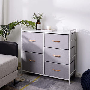 <span class=keywords><strong>Cajonera</strong></span> de Gran Capacidad al por Mayor, Armario <span class=keywords><strong>para</strong></span> Dormitorio o Baño, Organizador de Armario con 5 Cajas de Almacenamiento de Tela - Product Image 5