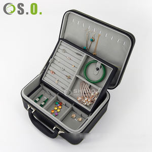 Estuche de Almacenamiento de Joyas Portátil de Alta Gama, en Cuero PU, de Gran Capacidad, para Aretes, Collares y Otras Joyas, Organizador de Viaje - Product Image 6