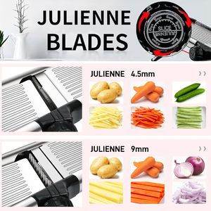 Kitchen Commercial Small Hand Held Manual Food Fruit Cabbage <b>Vegetable</b> <b>Shredder</b> Mandoline Slicer - Product Image 2