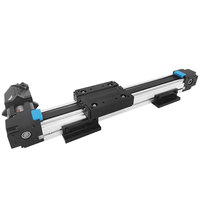 LY TBD50 50 Table coulissante à entraînement par courroie synchrone en oxyde d'aluminium sablé 10 kg
