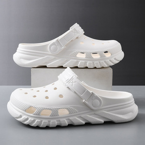 Chaussures d'eau <span class=keywords><strong>Crocs</strong></span> pour hommes à semelle épaisse en EVA, anti-odeur, pour l'été et les activités de plein air - Product Image 3