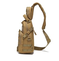 Sac bandoulière pour homme, inspiré du style tactique, imperméable, utilitaire, mini sac de poitrine EDC pour les voyages, le travail, le sport