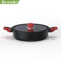 Ensemble de casseroles en aluminium avec poignée amovible, revêtement antiadhésif en granit, poêles à frire, ustensiles de cuisine, 14 pièces, design moderne