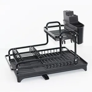 BX Hot Sale Aluminum Over The Sink Dish Drying Rack Kitchen