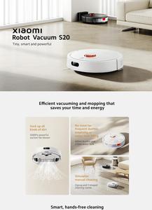 Para <span class=keywords><strong>Xiaomi</strong></span> Mi Robot aspirador S20, limpieza de suelo, aspiradora de barrido con Mi Home APP Control, Robot aspirador inteligente - Product Image 2