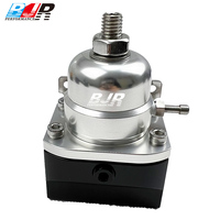 Regulator Tekanan Bahan Bakar BJR Racing Parts Hitam & Perak AN6