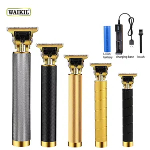 WAIKIL Black Hair Clipper for Men Hot Top Selling Popular Professional Rechargeable Shaver Hair Trimmer Machine Vintage T9
