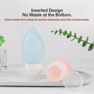 ขวดจ่ายซิลิโคนเกรดอาหารสำหรับการเดินทางพกพาสะดวกขวดแบบบีบสำหรับอุปกรณ์อาบน้ำและการดูแลส่วนบุคคล - Product Image 2