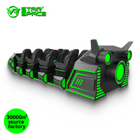 Diseño Personalizado 9D VR Simulador Dispositivo 9 Asientos Nave Espacial VR Parque de Atracciones Consola de Juegos 9D VR Simulador