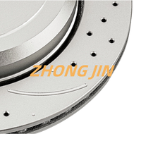 330mm geschlitzte gebohrte hintere Bremsscheiben für Jeep Grand Cherokee 2011-2021 Dodge Durango 2011-2023