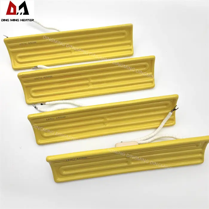Flat Or Curved Ceramic Infrared Heater For Plastic Ir Heating Element