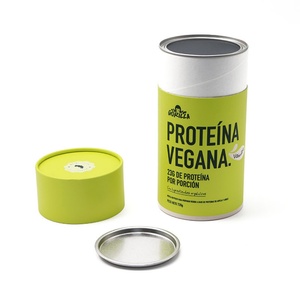 Caja de Papel Kraft Cilíndrica Personalizada, Ecológica, Reciclable y Biodegradable, con Laminado Mate para Envasado de Alimentos, Té y Café - Product Image 3