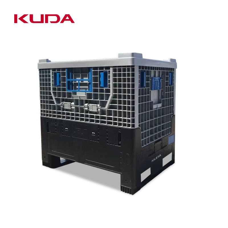 Пластиковый поддон KUDA 0806A-ZDKBX, пластиковый поддон, большой логистический пластиковый поддон 800x600x760 мм