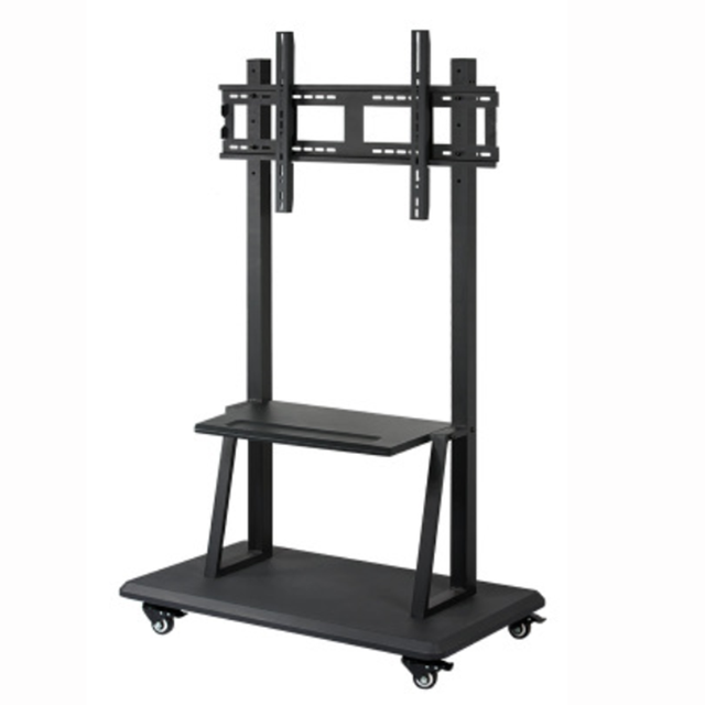 Good Price Free Mobile TV Interactive Display Cart Standing Television Bracket Height Adjustable TVs Monitor Stand