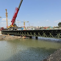 Pont de Bailey compact Pont de Bailey Conception et fabrication Ponts piétonniers en acier préfabriqués