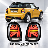 Feux arrière LED PCS T31 SPS Factory compatibles avec Mini Cooper F55 F56 F57 2014 2015 2016 2017 2018 2019, style Union Jack.