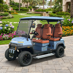 WUXI BAOBO Mini <span class=keywords><strong>Carrello</strong></span> Elettrico da Golf a 4 Ruote, Design Aperto Senza Porte, Veicolo Elettrico per Turismo e Uso Agricolo, Certificato EEC - Product Image 2