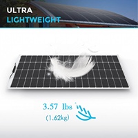 Panneau solaire flexible ETFE 100W 18V, léger et pliable pour camping‑car, bateau, caravane et systèmes hors réseau