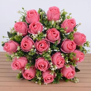 18 cabezas <span class=keywords><strong>de</strong></span> <span class=keywords><strong>rosas</strong></span> artificiales para <span class=keywords><strong>novia</strong></span>, <span class=keywords><strong>rosas</strong></span> <span class=keywords><strong>de</strong></span> seda, <span class=keywords><strong>ramo</strong></span> <span class=keywords><strong>de</strong></span> <span class=keywords><strong>rosas</strong></span> <span class=keywords><strong>de</strong></span> boda falsas para el hogar, jardín, fiesta, decoración Floral - Product Image 4