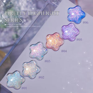 Gel de <span class=keywords><strong>Manicura</strong></span> Transparente Holográfico Personalizado Hema Free, Colorido, Brillante, Efecto Hielo, Gel UV Súper Flash - Product Image 6