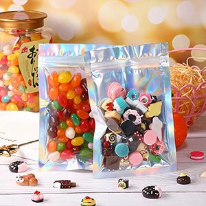 Bolsas con Cierre Hermético CPP+PET Holográficas Transparentes Reciclables Personalizadas al por Mayor de Fábrica para Envasado de Leche y Alimentos para Mascotas con Impresión por Calor - Product Image 2