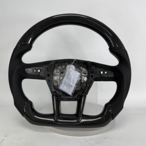 Volant en cuir pour <span class=keywords><strong>Audi</strong></span> TT R8 A4 A5 B8 B9 S4 RS6 A6 C7 RS Q5 Q6 Volant de direction personnalisé de haute qualité - Product Image 6