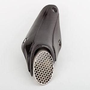 Échappement modifié avec tuyau de liaison intermédiaire de bouclier thermique en fibre de carbone pour Yamaha MT09 <span class=keywords><strong>MT</strong></span>-<span class=keywords><strong>09</strong></span> FZ09 XSR900 2017-2020 - Product Image 3