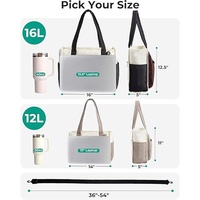 Sac fourre-tout de voyage décontracté et moderne en nylon matelassé OEM avec compartiment pour ordinateur portable et sangle réglable pour enseignants, infirmières et femmes actives