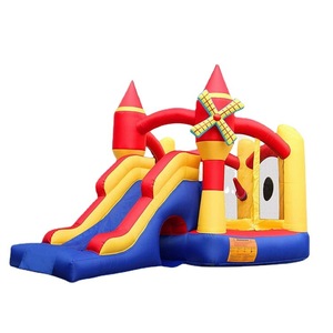 Portable PVC matériel maison Trampoline anneau de boxe enfants famille amusant Playhouse ventilateur accessoire intérieur vilain château jouet - Product Image 1