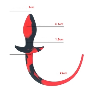 Juguetes Anales de Silicona de Alta Calidad para el Punto G, Juegos Sexuales, Tapón Anal con Cuentas para <span class=keywords><strong>Mujeres</strong></span>/Hombres, Tapón Anal con Cola de Perro Larga - Product Image 3