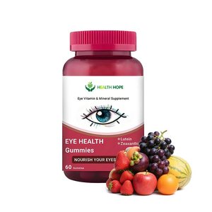 HEALTH HOPE Caramelle Gommose Premium per la Salute degli Occhi con Luteina, Zeaxantina ed Estratto di Mirtillo, Integratore Vitaminico e Minerale - Product Image 1