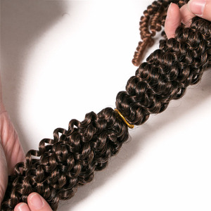 <span class=keywords><strong>Cheveux</strong></span> synthétiques pré-torsadés de 12 pouces, style Spring Bomb Nubian Twist, pré-bouclés <span class=keywords><strong>pour</strong></span> mini-tresses au crochet du Ghana, pré-séparés - Product Image 5
