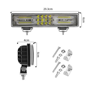 Bande led super lumineuse pour voiture, projecteur blanc pour voiture, camion, chariot, mise à niveau, lumière laser éblouissante - Product Image 1