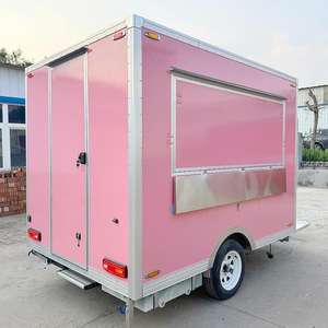 Mobile Kitchen Fast Food Cart Concession <b>Trailers</b> Shawarma Food Truck With Full Kitchen - Product Image 2