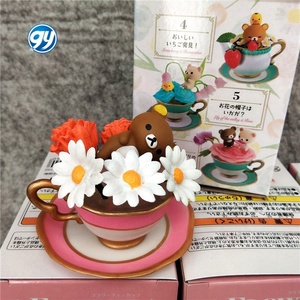 6 نماذج ألعاب ديكور لألعاب الأطفال شخصيات إبداعية من rilkuma في Cup - Product Image 3