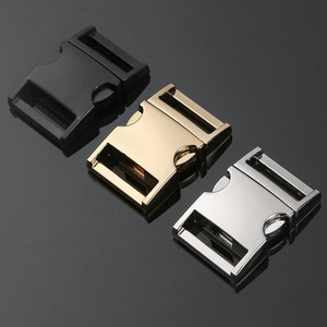 Hebilla de Liberación Lateral de Metal Jiuyuan, Aleación de Zinc, Plateada, Negra, Bronce, Dorado Claro, Accesorios Duraderos para Bolsos - Product Image 1