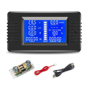 PZEM-015USB pin kỹ thuật số Tester <span class=keywords><strong>LCD</strong></span> DC 8-120V 100a-500a Lithium ion công suất Tester hiện tại điện năng lượng Meter 2M USB - Product Image 1
