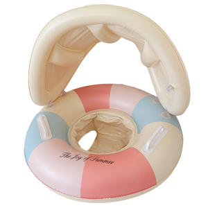 Xiaolu – anneau de natation gonflable pour enfants, avec pare-soleil détachable, siège bicolore pour piscine, parc aquatique, de 1 à 4 ans - Product Image 5