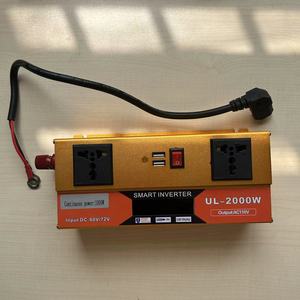 Pengisi daya gelombang Sine, semua dalam satu 1000W/2000W DC <span class=keywords><strong>12V</strong></span>/24V AC 110V/220V daya Transformer 3000W maksimal - Product Image 4