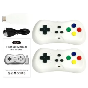 YLW New 2020 Trending Product Mini Game Console Oneself Handle Wireless Controller 2 Players WG01