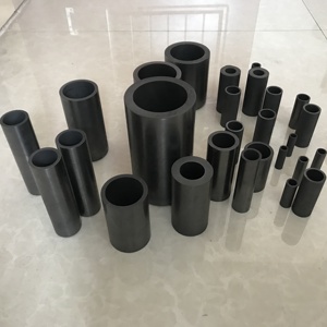 Creusets en graphite de forme mince et longue, polis, résistants aux hautes températures, haute résistance et densité, pour la fusion expérimentale - Product Image 1