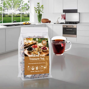 Chá de Saúde Cinco Tesouros de Ginseng para Fertilidade Masculina - Chá Solto a Granel 100% Natural Ervas de Alta Qualidade 10g*30 Saquinhos de Chá - Product Image 4