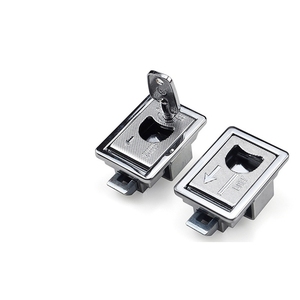 YH3107 Caravan rimorchio serratura chiave a pulsante <span class=keywords><strong>porta</strong></span> <span class=keywords><strong>scorrevole</strong></span> pannello di blocco aereo Clip <span class=keywords><strong>per</strong></span> uso ingegneristico prodotto lucchetti - Product Image 4