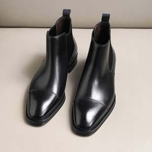 Zapatos Oxford de cuero italiano de alta gama, hechos a mano con diseño de grabado láser, elegantes zapatos formales de cuero. - Product Image 1