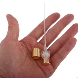Spruzzatore a Nebulizzazione Fine in Alluminio e Plastica da 15mm, Design Facile da Agganciare, Testina <span class=keywords><strong>Spray</strong></span> Oro e <span class=keywords><strong>Argento</strong></span> per Flaconi di Profumo - Product Image 2
