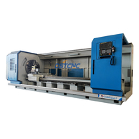 Torno CNC de Cama Plana Horizontal de Gran Alcance CK61140 con Control GSK, Nuevo, Automático, para Corte de Metal en la Industria Petrolera