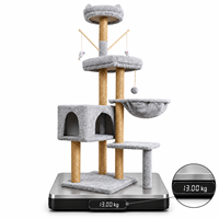 Arbre à chat haut et populaire avec panier en peluche pour chatons, modèle Condo, du fabricant